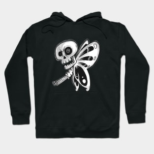 butterfly skull Hoodie